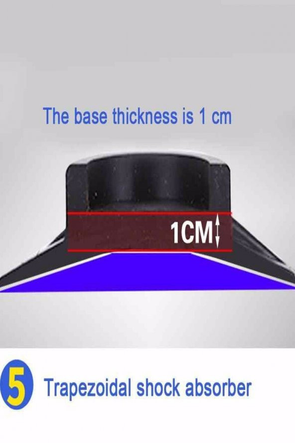 Çamaşır Makinesi Titreşim Önleyici Kaydırmaz 4 Adet - 5