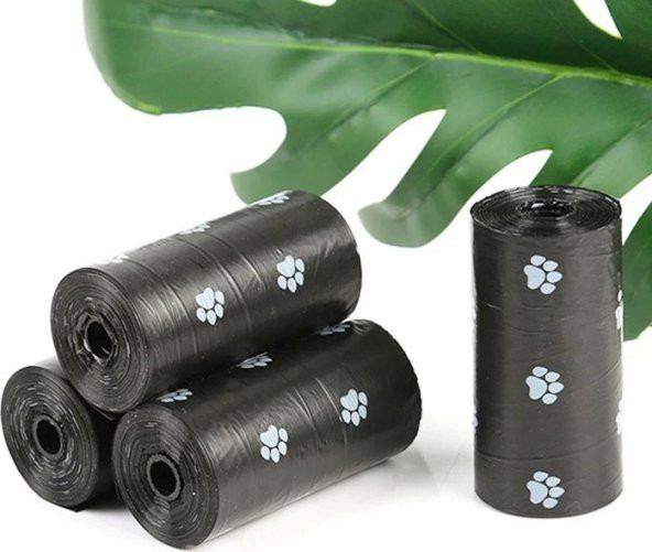 Köpek Kaka Poşeti 4 Lü Set Kedi Köpek Kaka Poşeti 60 Adet Dışkı Torbası - 2