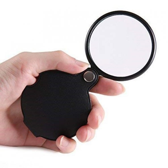 10x Büyütme Mercek Çok Amaçlı, El Tipi, Katlana Bilir Büyüteç  ( 60mm 10x) Cep Büyüteci - 3