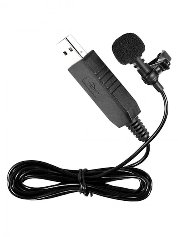 Youtuber Bilgisayar PC Usb Yaka Mikrofonu PC Uyumlu Youtuber HD Yaka Mikrofonu - 2