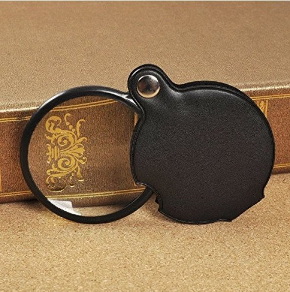 10x Büyütme Mercek Çok Amaçlı, El Tipi, Katlana Bilir Büyüteç  ( 60mm 10x) Cep Büyüteci - 7