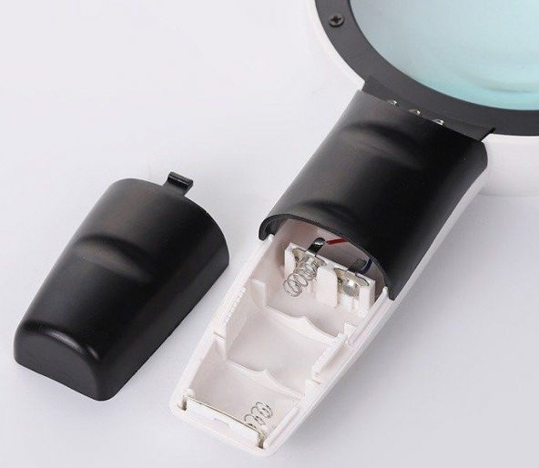 3 Led Işıklı Büyüteç 30x Kat Büyütme Oranlı 9cm (90mm) Çift Katmanlı Lup Mercek Camlı 1. KALİTE - 7