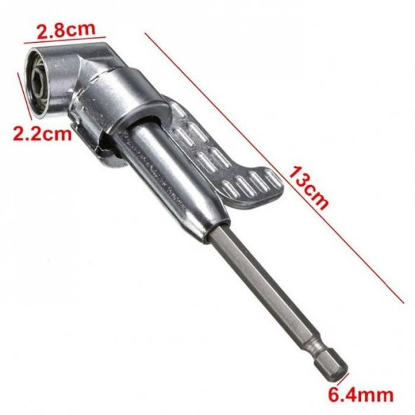 Köşe ve Zor Alan İçin Pratik Matkap ve Vidalama Adaptörü Aparatı Köşe Vidalama Aparatı - 5