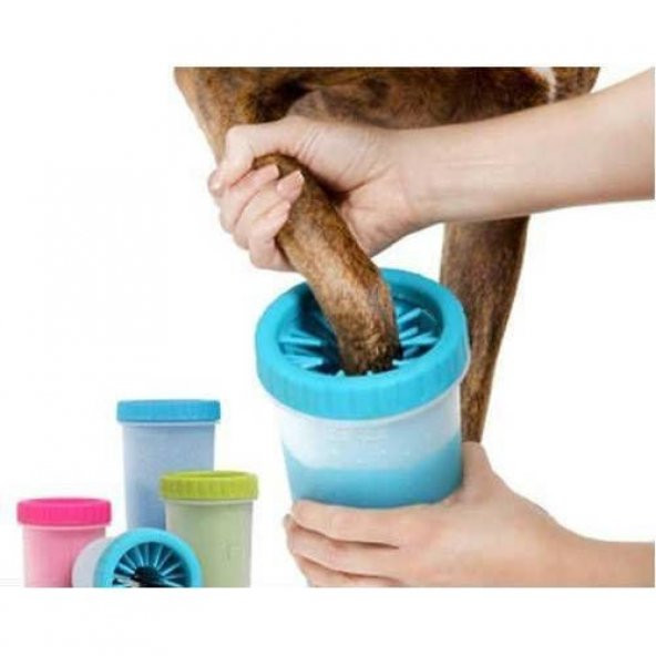 Köpek Pati Yıkama Aparatı KÜÇÜK Irk Köpekler İçin Temizlik Aleti Soft Gentle Pratik Kolay Temizlik - 2