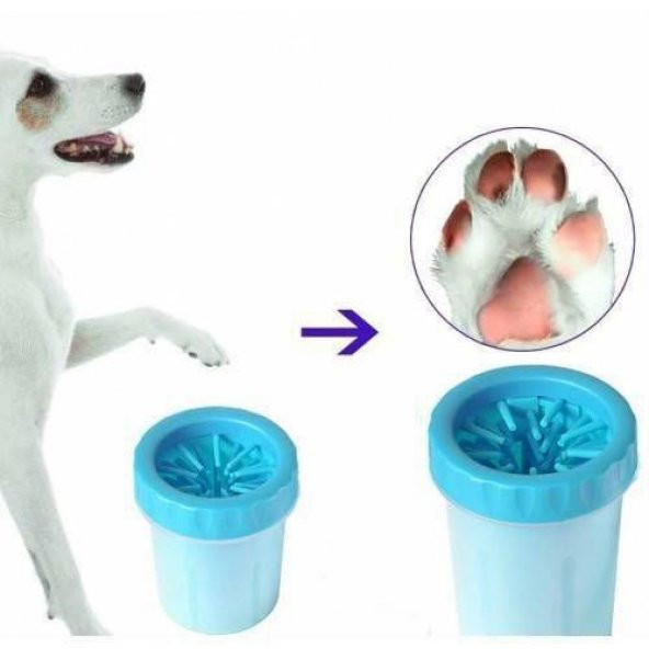 Köpek Pati Yıkama Aparatı BÜYÜK  Irk Köpekler İçin Temizlik Aleti Soft Gentle Pratik Kolay Temizlik - 8