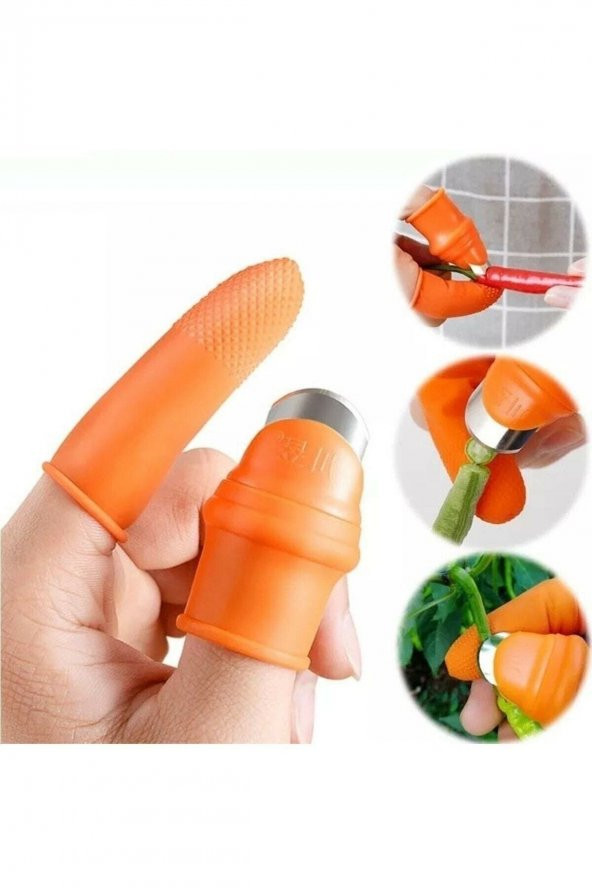 Pratik Baş Parmak Ayıklayıcı Soyucu Kesme Eldiveni Baş Parmak Koruyucu Sebze Soyucu Tırnak Eldiven ürün görseli 1