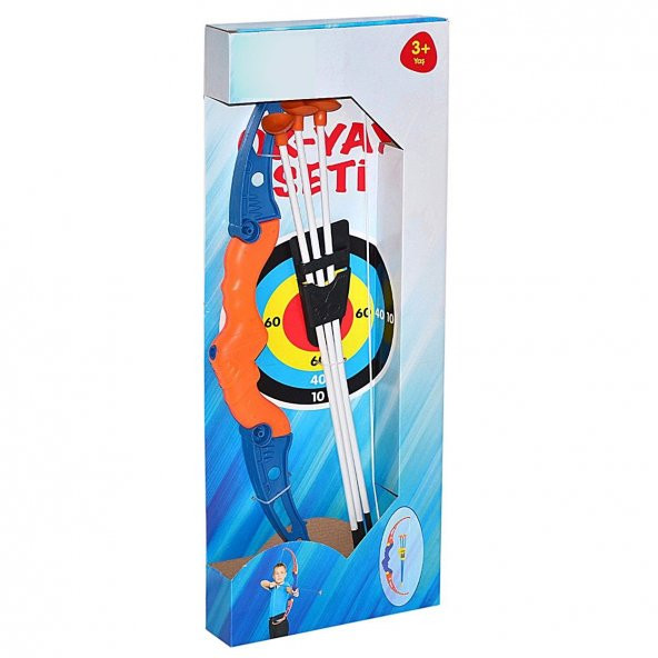 Oyuncak Kutulu Ok Yay Seti 3 Adet Ok Oyuncak Yay Oyuncak Oy Vantuzlu - 2