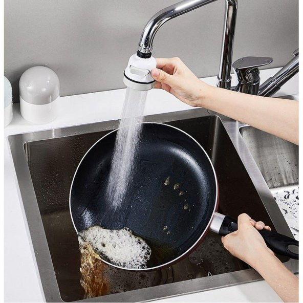 Tasarruflu 3 Fonksiyonlu Musluk Başlığı Musluk Başlığı 3 Fonksiyonlu Kolay Yıkama Aparatı Su Tasarru - 3