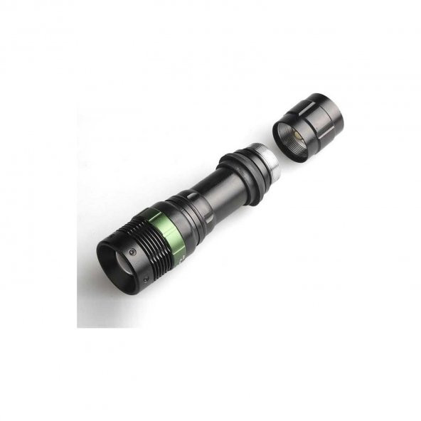 Menzili Uzun Şarjlı Zoomlu Süper Güçlü El Feneri Işıldak Wt037 Cree Acil Durum Feneri Deprem Feneri - 7