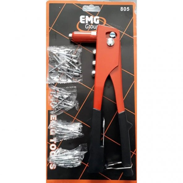 Perçin Makinası Tabancası Elle Sıkım Perçin Aleti 50 ADET PERÇİN HEDİYELİ Perçinleme Tabancası - 5