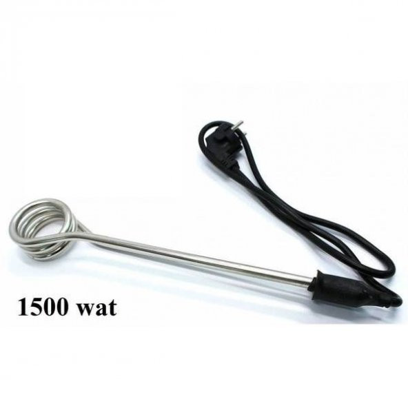 Kazan Tipi Su Isıtıcı Pratik Ve Kolay Daldırma Su Isıtıcı Kova Isıtıcı 1500 Watt Ani Su Isıtma - 2