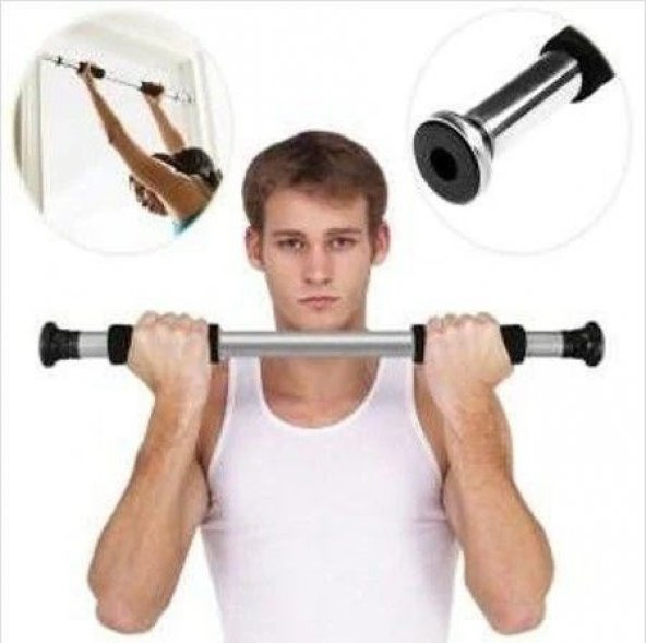 Kapı Koridor Barfiksi Kapı Barı Barfiks Egzersiz Aleti Spor Aleti 63-100 Cm Kapı Barı TR-54874 - 5