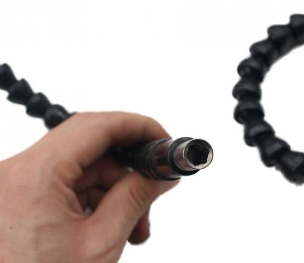 Esnek Matkap Ucu Körüklü Oynarbaşlık Uzatma Şarjlı Vidalama Ucu - 8