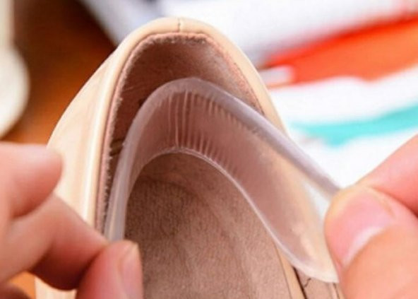 Ayakkabı Vurması Önleyici Silikon 1 Çift Silikon Topuk Koruyucu Jel Ped - 5