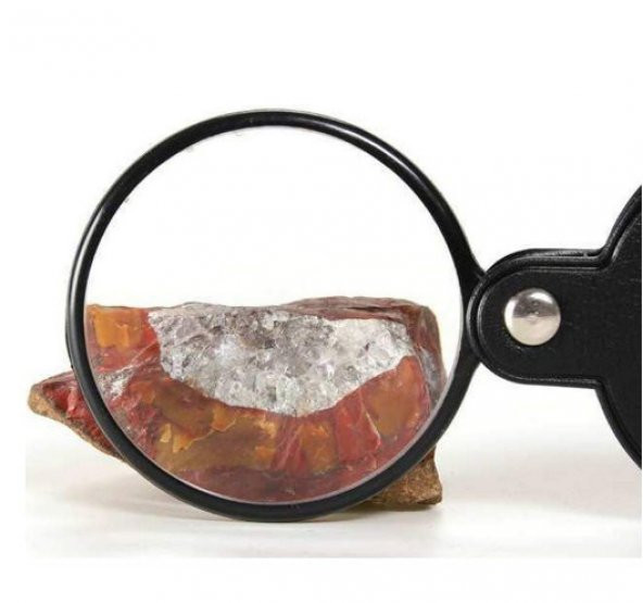 10x Büyütme Mercek Çok Amaçlı, El Tipi, Katlana Bilir Büyüteç  ( 60mm 10x) Cep Büyüteci - 6