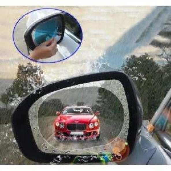 Araç oto Araba Dikiz Aynası Yağmur Kaydırıcı film Kolay Görüş Buğu Önleyici Su itici Kış engelleyici - 4