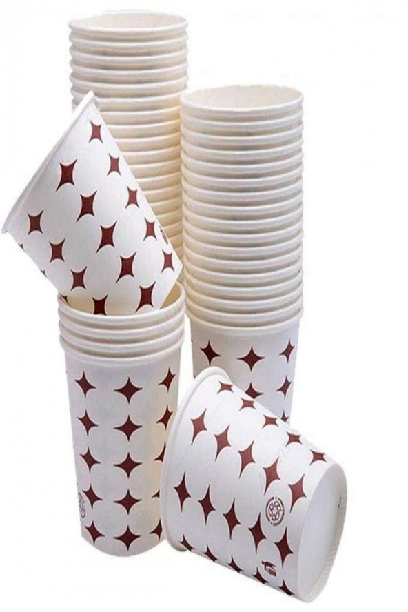 1000 ADET Karton Bardak ( 1. KALİTE ) 7 Oz Kullan At Karton Bardak Kağıt Bardak Piknik Bardak - 2