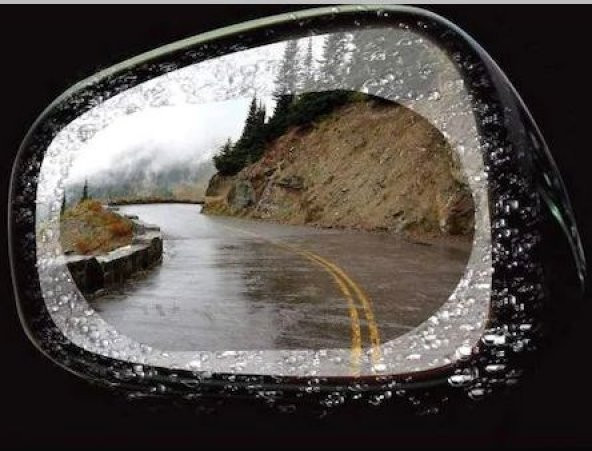 Araç oto Araba Dikiz Aynası Yağmur Kaydırıcı film Kolay Görüş Buğu Önleyici Su itici Kış engelleyici - 5