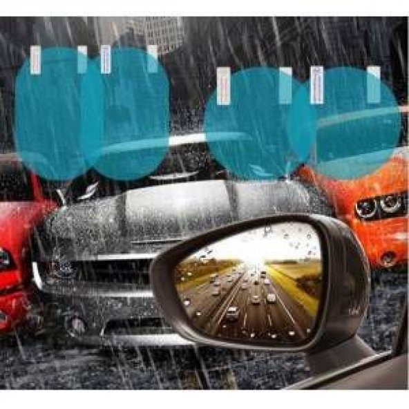Araç oto Araba Dikiz Aynası Yağmur Kaydırıcı film Kolay Görüş Buğu Önleyici Su itici Kış engelleyici - 6