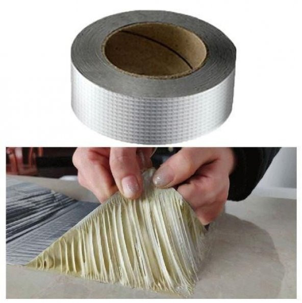5mt x 10cm Waterproof Adhesive Tape Çatı Boru Çadır Pimaş Tamir Bandı Su Geçirmez Bant sızdırmaz Ban - 3