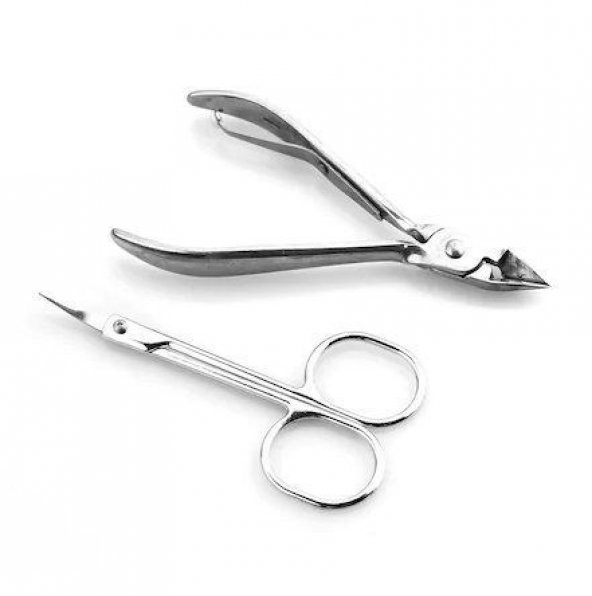 12li Manikür Pedikür Tırnak Bakım Seti Takımı Çantalı Tırnak Makası Manikür Bıçağı Akne İğnesi - 6