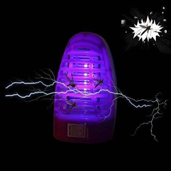 Elektrikli Sivrisinek Öldürücü Gece Lambası Mini LED Sinek savar Sivri Sinek Kovucu Lamba - 8