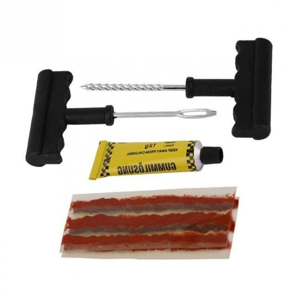 Lastik Tamir Seti Lastik Fitil Seti Lastik Tamir Fitili Deluxe Tire Plug Tüm Dublex Lastiklere Uyum - 3