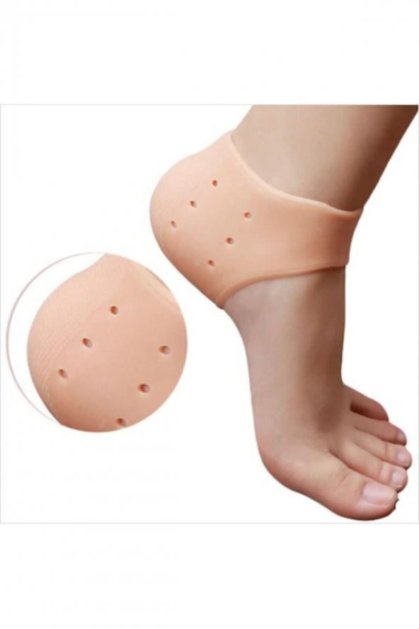 Silikon Plastik Topuk Dikeni Koruyucu Topuk Gömleği 2 Adet Koruyucu Gömlek Tabanlık Silikon Esnek - 3