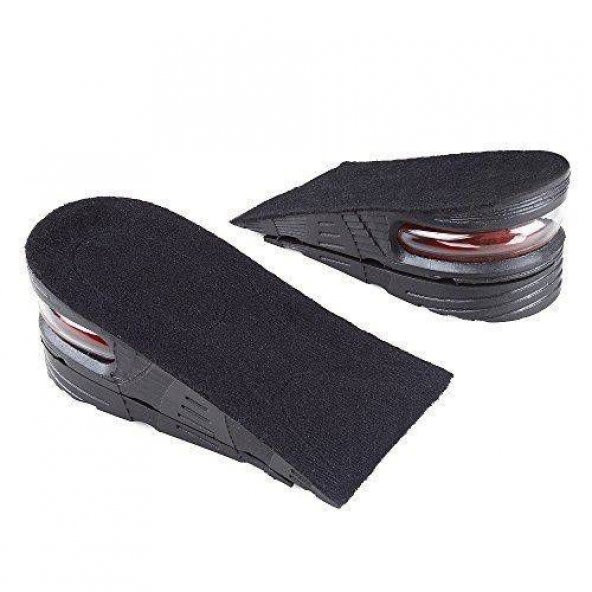 Hava Yastıklı Boy Uzatıcı Ayak Tabanlık Boy Uzatan Gizli Topuk 5 Cm Ayakkabı Platform Dolgu Yükselt - 7