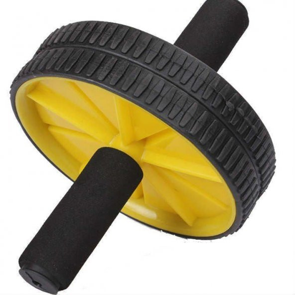 Tekerlekli Şınav Mekik Kardiyo Egzersiz Kas Spor Aleti Ayak Kol Karın Bacak Kası Geliştirme Seti - 3