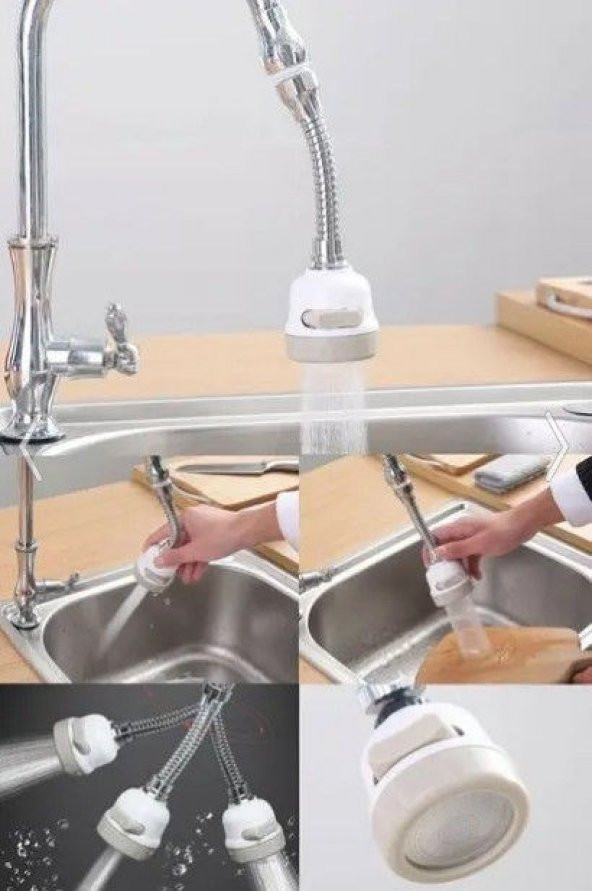 Tasarruflu 3 Fonksiyonlu Musluk Başlığı Musluk Başlığı 3 Fonksiyonlu Kolay Yıkama Aparatı Su Tasarru - Resim 2