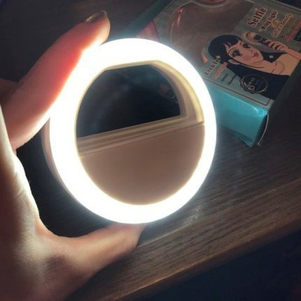 Selfie Işığı 3 Kademeli Led Aydınlatma Telefon Aparatı Güçlü Selfie Led - 5