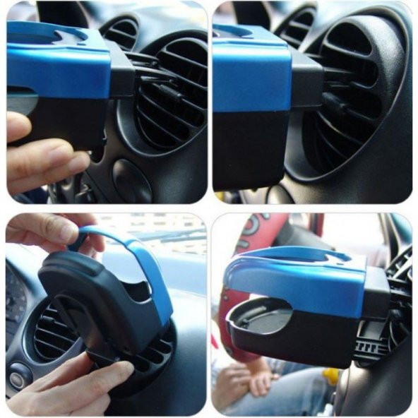 Oto Araç İçi Havalandırma Bardak İçecek Tutucu Tutacağı Bardaklık 8,5 * 9,5 * 5,5 cm Ücretsiz Kargo - 5