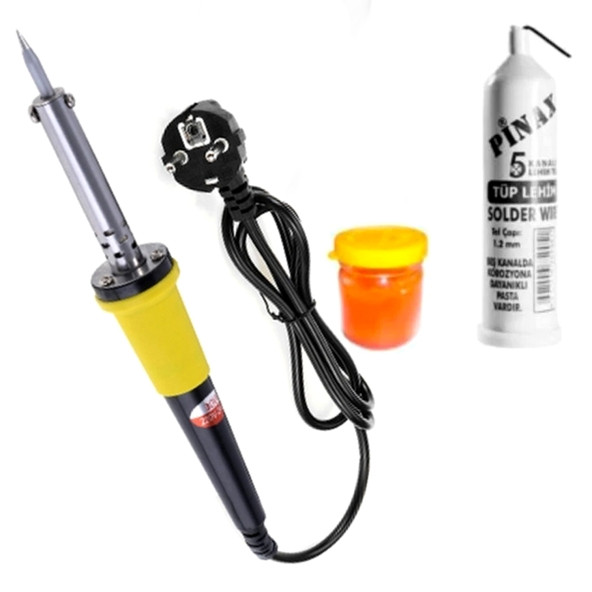 Bay-tec 60w Profesyonel Lehim Makinesi Kalem Havya+ Leyim Teli+ Pasta M322