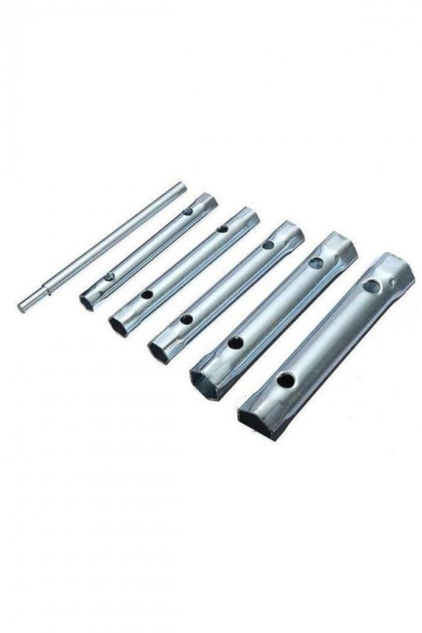 6 Parça Kovan Tipi Lokma Anahtarı 8 - 17 Mm Arası Anahtar Set