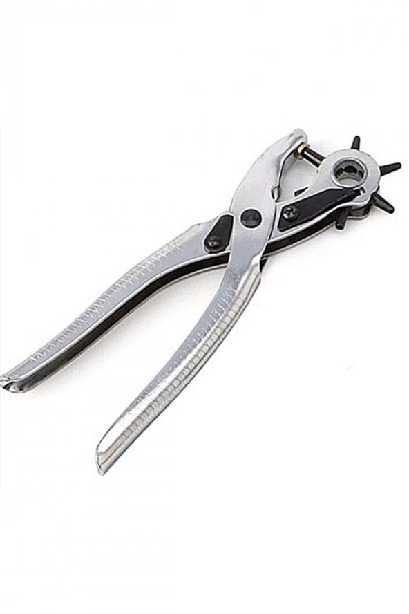 Kemer Delme ve Perçin Pensesi Ikli Set Deri Plastik Delici - 4