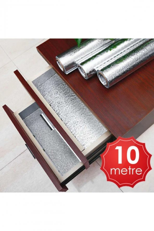 Gümüş Dekorasyon Folyo 10 Metre - 2