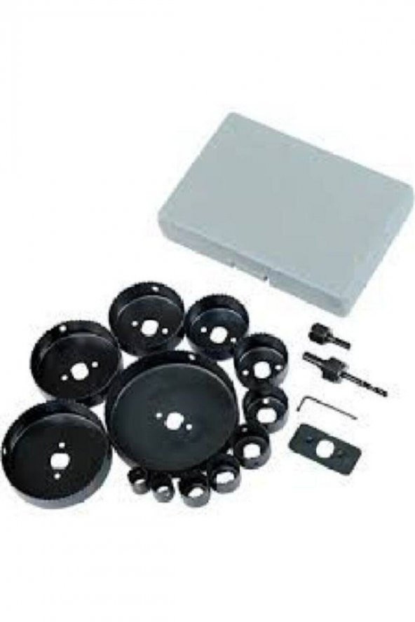 16 Parça Panç Seti Ahşap Kartonpiyer Sunta Alçıpan Delici Testere Takımı Profesyonel Buat Tr-6584521