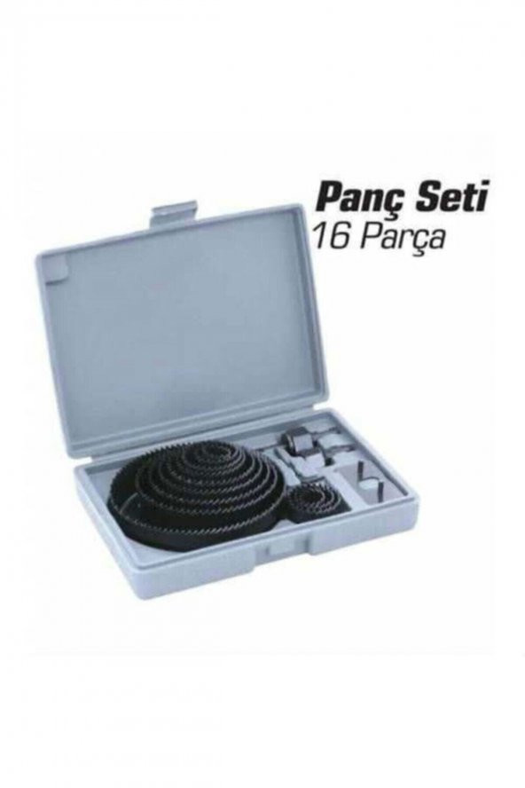 16 Parça Panç Seti Ahşap Kartonpiyer Sunta Alçıpan Delici Testere Takımı Profesyonel Buat Tr-6584521 - 3