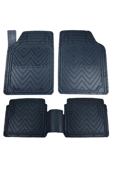 DS AUTOMOBILES DS7 Kauçuk Siyah Oto Paspas Seti ürün görseli 1