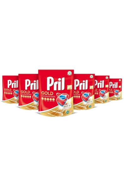 Pril Gold Tablet Bulaşık Makinesi Deterjanı 45 Kapsül 6 Paket