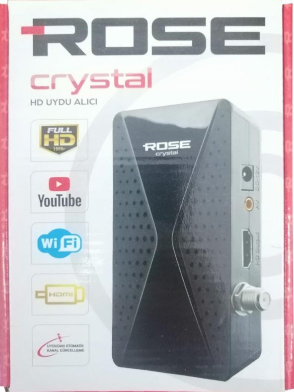 Rose Crystal Full HD Mini Uydu Alıcısı