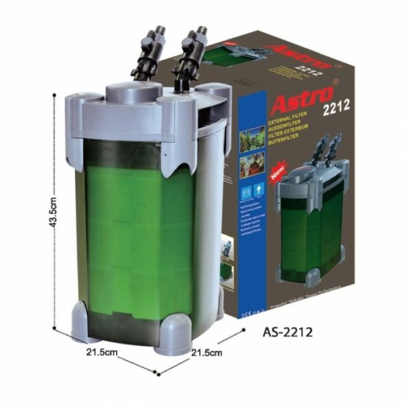 Astro 2212 Akvaryum Dış Filtre 1200 Lt 17 Watt