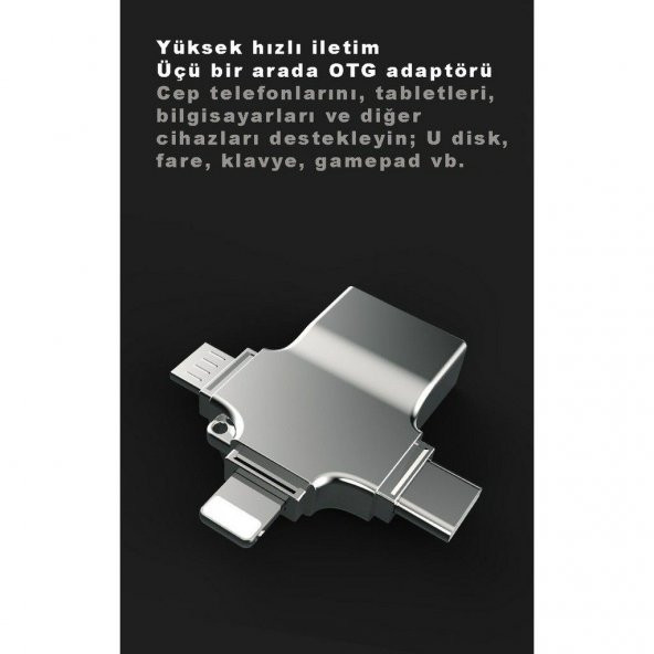 DAYTONA HC04-G OTG USB FLASH DRIVER,GÜMÜŞ - 2