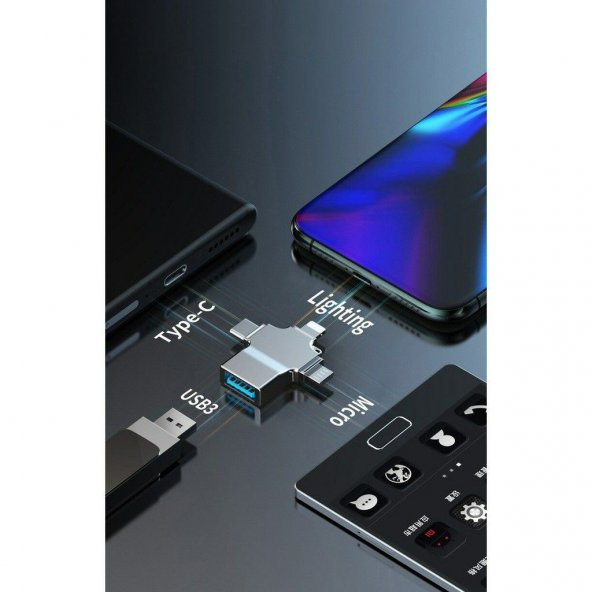 DAYTONA HC04-G OTG USB FLASH DRIVER,GÜMÜŞ - 4
