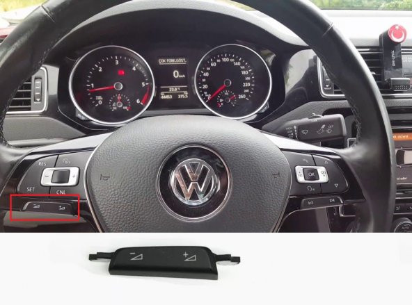 Passat B8 Direksiyon Ses Açma Kapama Kontrol Düğmesi - 4