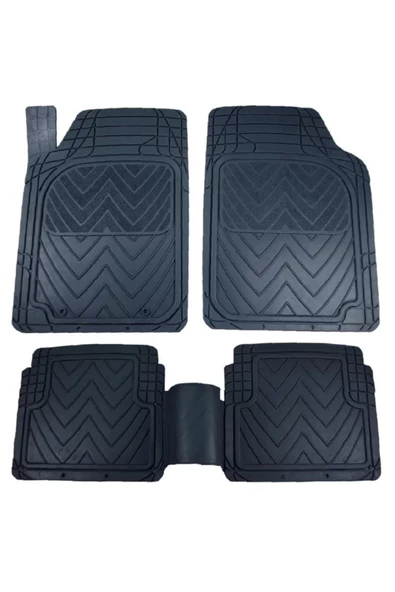 MERCEDES- BENZ ML SERİSİ W164 2005-2012 Kauçuk Siyah Oto Paspas Seti ürün görseli 1