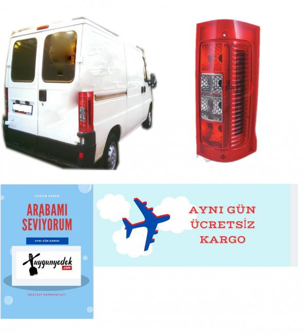 PEUGEOT BOXER SAĞ ARKA STOP LAMBASI 20022006 OEM ÜRÜNDÜR