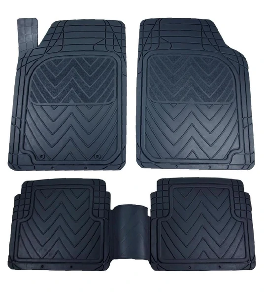 RENAULT CLIO 2 1998-2005 Kauçuk Siyah Oto Paspas Seti