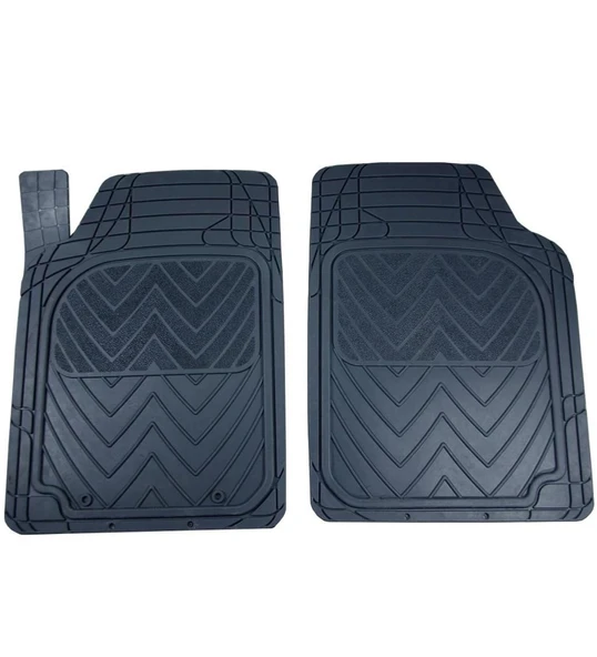 RENAULT CLIO 2 1998-2005 Kauçuk Siyah Oto Paspas Seti - 3